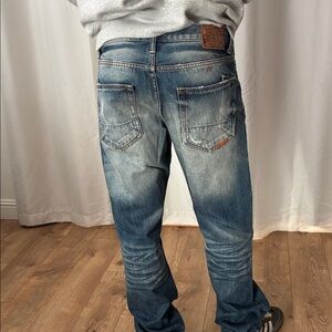 PRPS Distressed Blue Jeans | 34 x 34